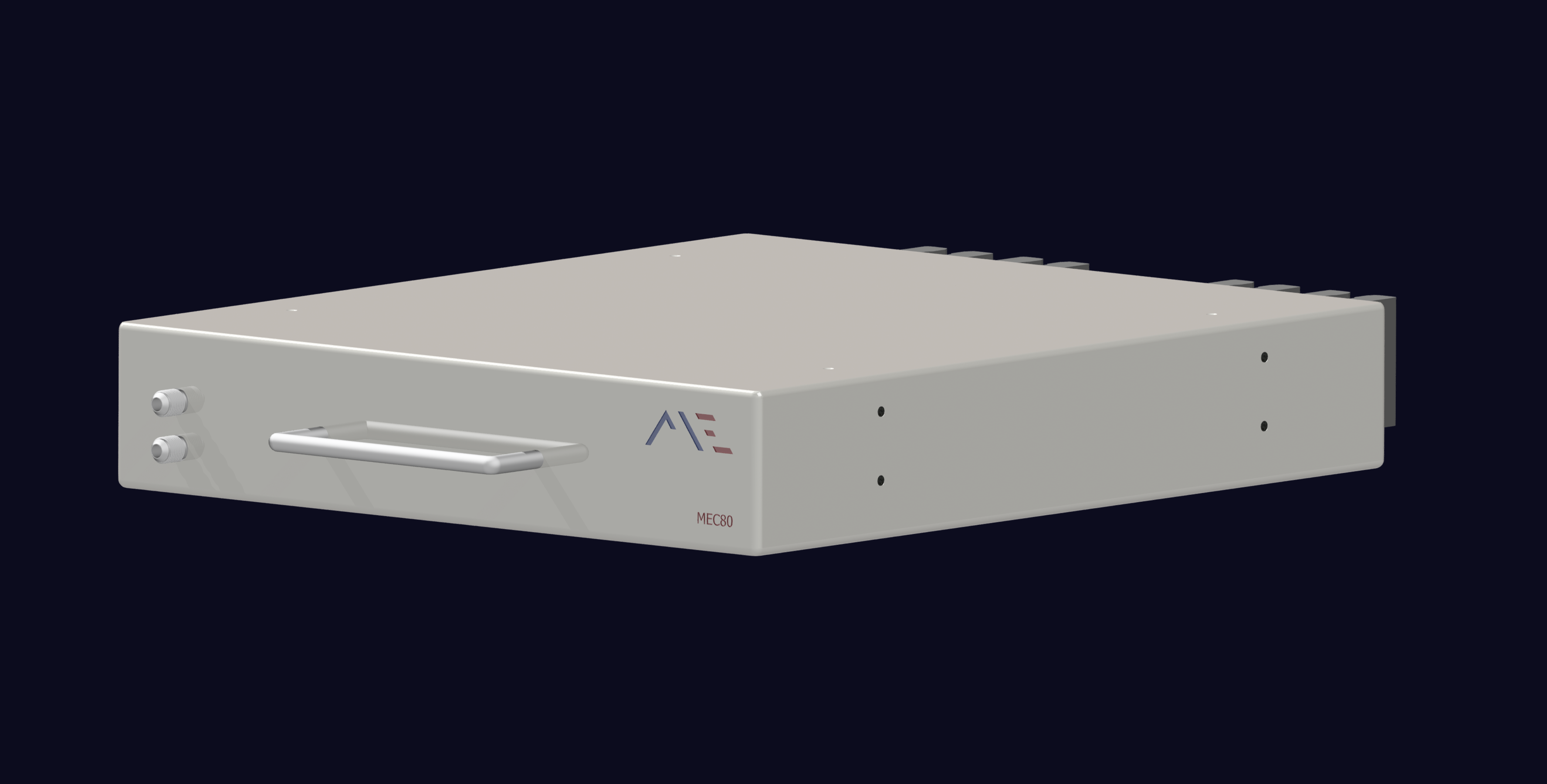 Maskinel MEC80 converter module, a 2U 19 inch rack unit